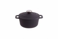 CAÇAROLA FERRO FUND. PR 6,5L Ø28CM