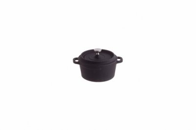 CAÇAROLA MINI FERRO FUND. PR 0.25LT Ø10CM