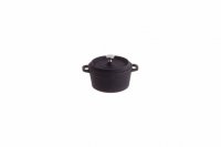 CAÇAROLA MINI FERRO FUND. PR 0.25LT Ø10CM
