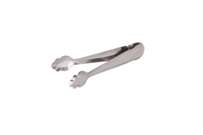 PINÇA GELO C MOLA INOX 18.5CM