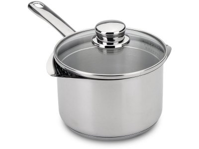 caçarola com cabo + 2 bicos