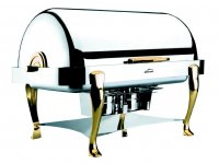 Chafing Dish 1-1 Roll Top patas latón lacor